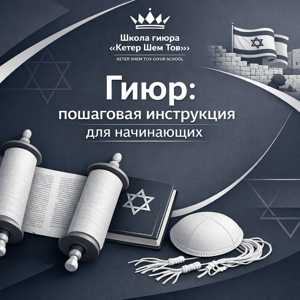 Гиюр: пошаговая инструкция для начинающих